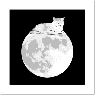 Lunar Cate Posters and Art